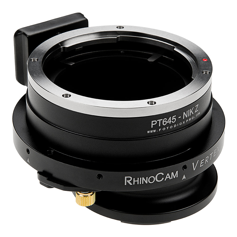 RhinoCam Vertex Rotating Stitching Adapter, Compatible with Pentax 645 (P645) Mount SLR Lens to Nikon Z-Mount Mirrorless Cameras