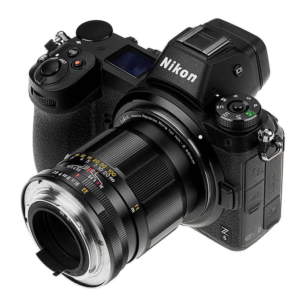 Claire residu hoofdzakelijk Macro Reverse Ring for Nikon Z - Camera to Filter Thread Adapter for Nikon Z  – Fotodiox, Inc. USA