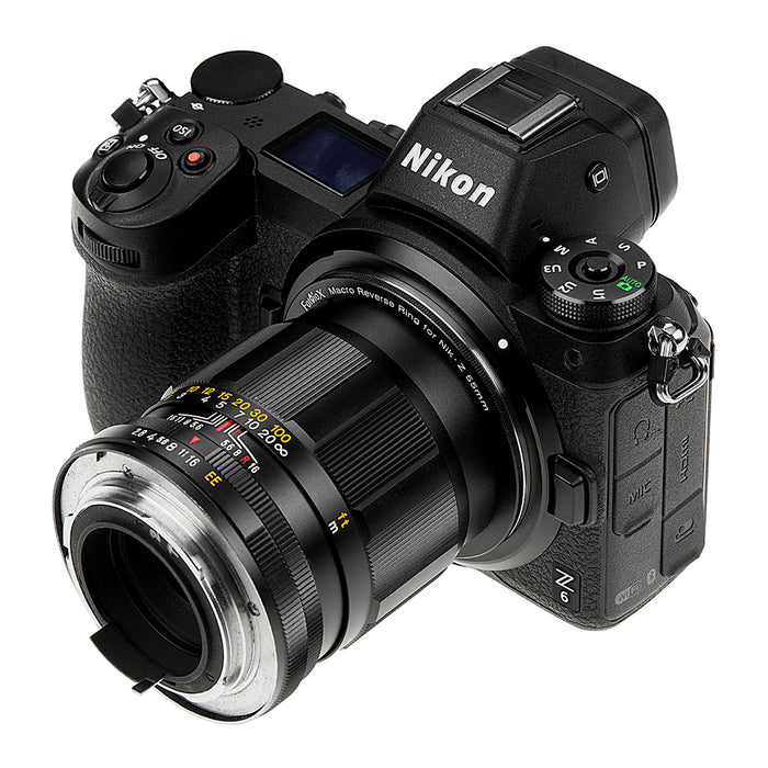 Wanorde Tonen bossen Macro Reverse Ring for Nikon Z - Camera to Filter Thread Adapter for Nikon  Z – Fotodiox, Inc. USA