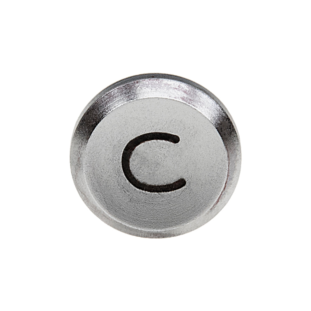 Fotodiox Soft Shutter Release Button - Anodized Aluminum 12mm Concave Button for Contax & Canon Cameras (Silver & Black)