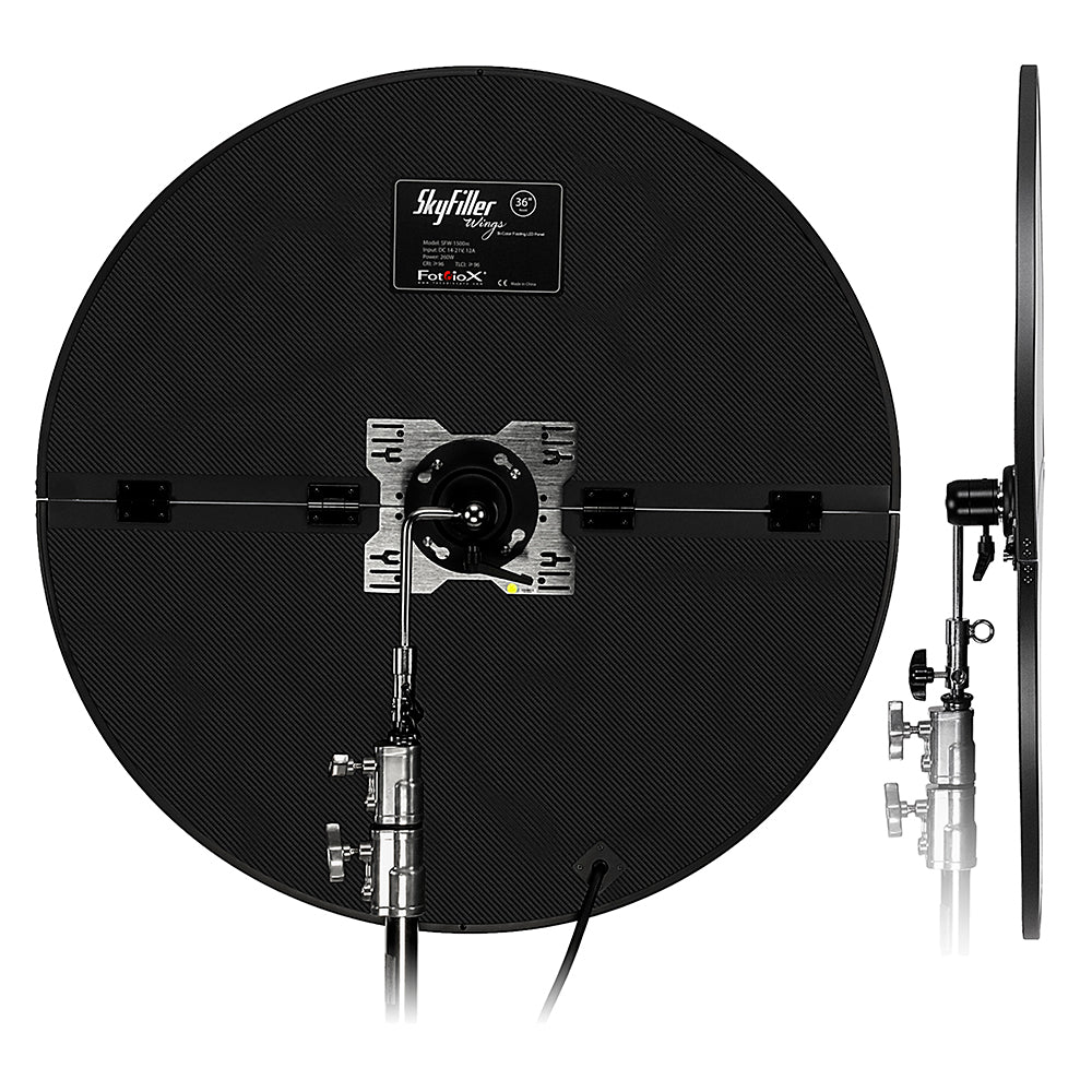 thumbnail interactive-video image 1 of Fotodiox SkyFiller Wings LED Panel - 36in 260W Bi-Color Folding Light | Studio & Location Lighting Kit 1 of 14
