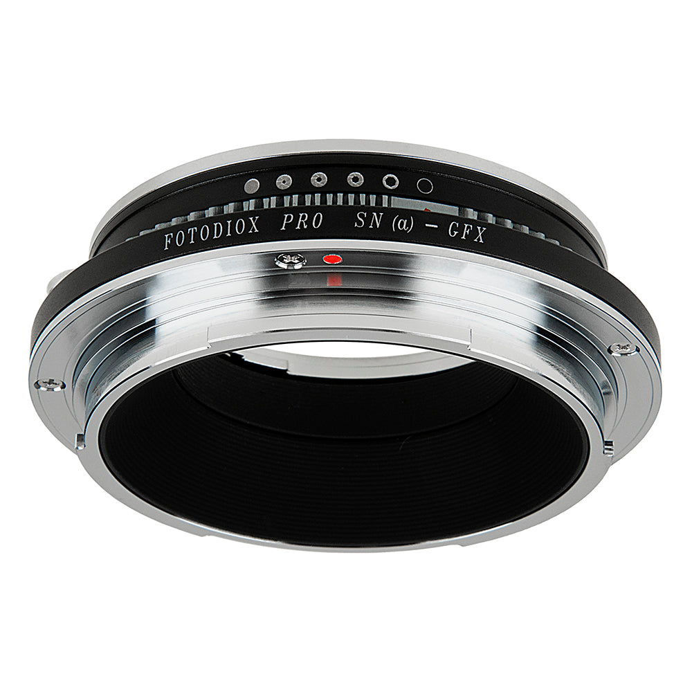 Fotodiox Pro Lens Adapter - Compatible with Sony Alpha A-Mount (and Minolta AF) DSLR Lenses to Fujifilm G-Mount Digital Camera Body