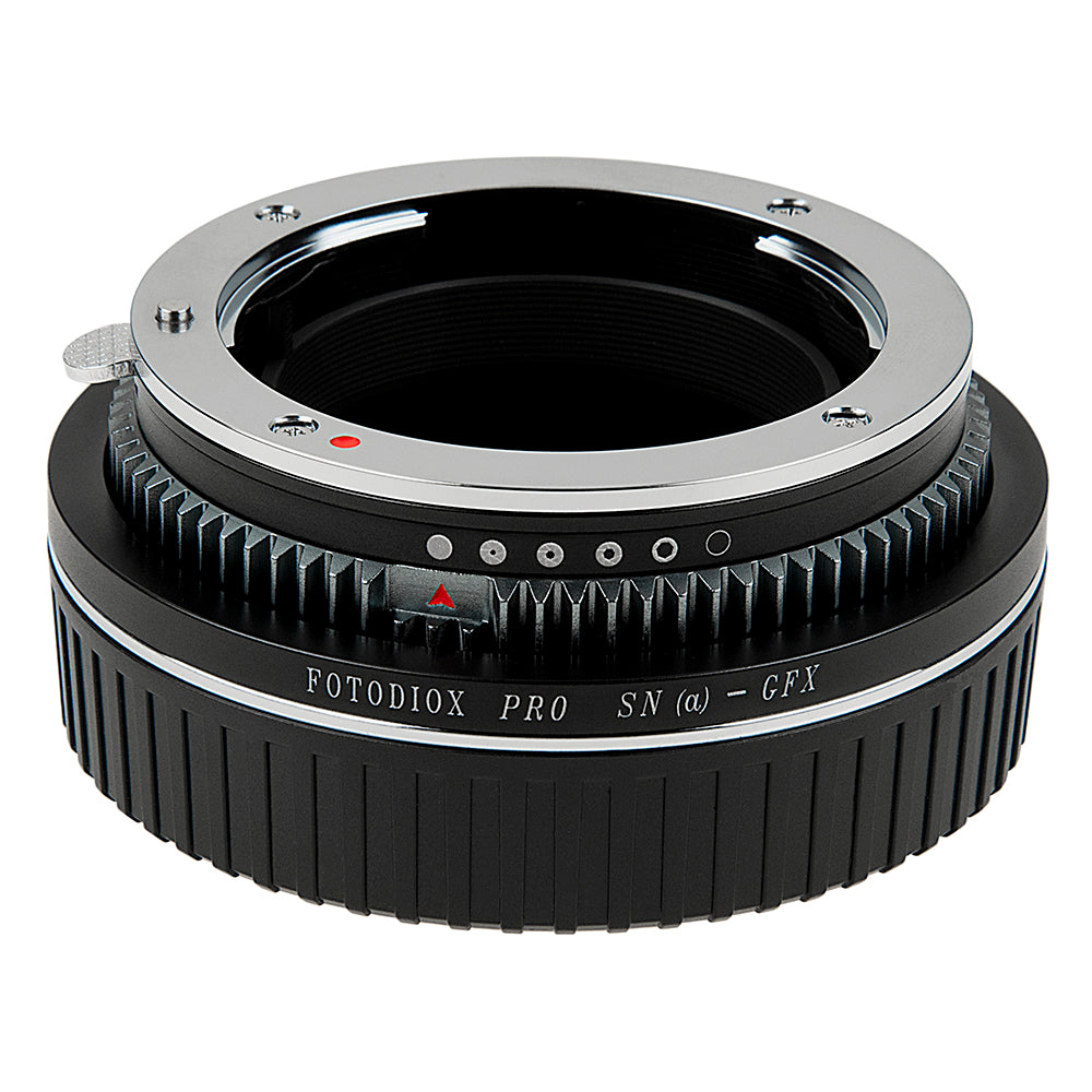 Fotodiox Pro Lens Adapter - Compatible with Sony Alpha A-Mount (and Minolta AF) DSLR Lenses to Fujifilm G-Mount Digital Camera Body