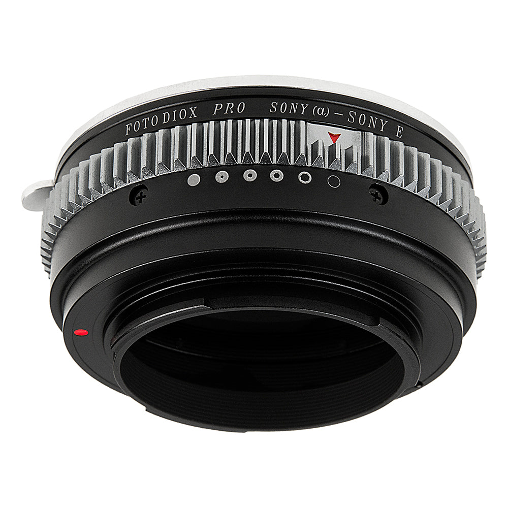 Fotodiox Pro Lens Mount Adapter - Sony Alpha A-Mount (and Minolta AF) DSLR Lens to Sony Alpha E-Mount Mirrorless Camera Body
