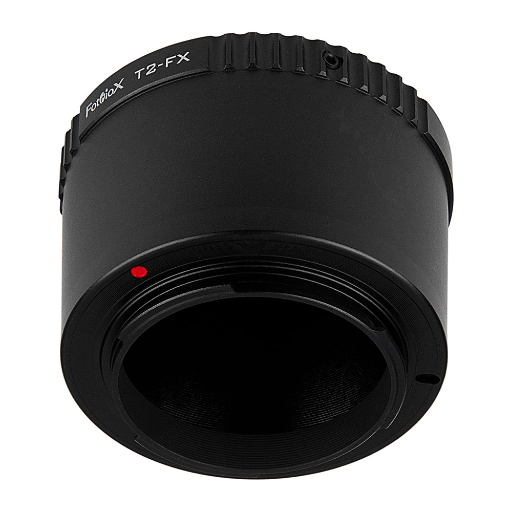 Fotodiox Lens Mount Adapter - T-Mount (T / T-2) Screw Mount SLR Lens to Fujifilm Fuji X-Series Mirrorless Camera Body