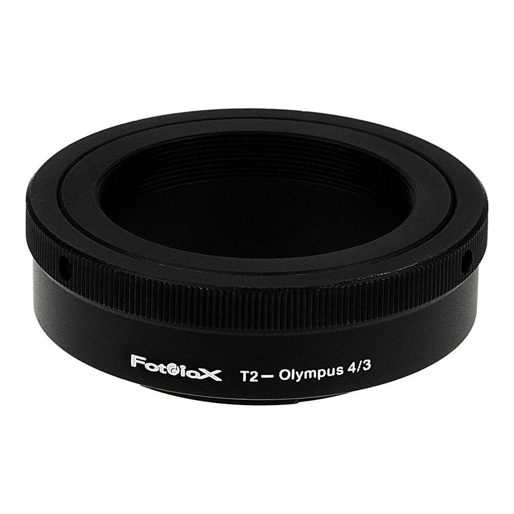 Fotodiox Lens Adapter - Compatible with T-Mount (T / T-2) Screw Mount SLR Lenses to Olympus 4/3 (OM4/3) Mount DSLR Cameras
