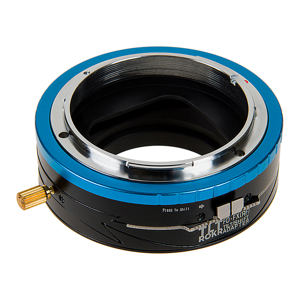 Fotodiox Pro TLT ROKR - Tilt / Shift Lens Mount Adapter for Canon FD & FL 35mm SLR lenses to Fujifilm Fuji X-Series Mirrorless Camera Body