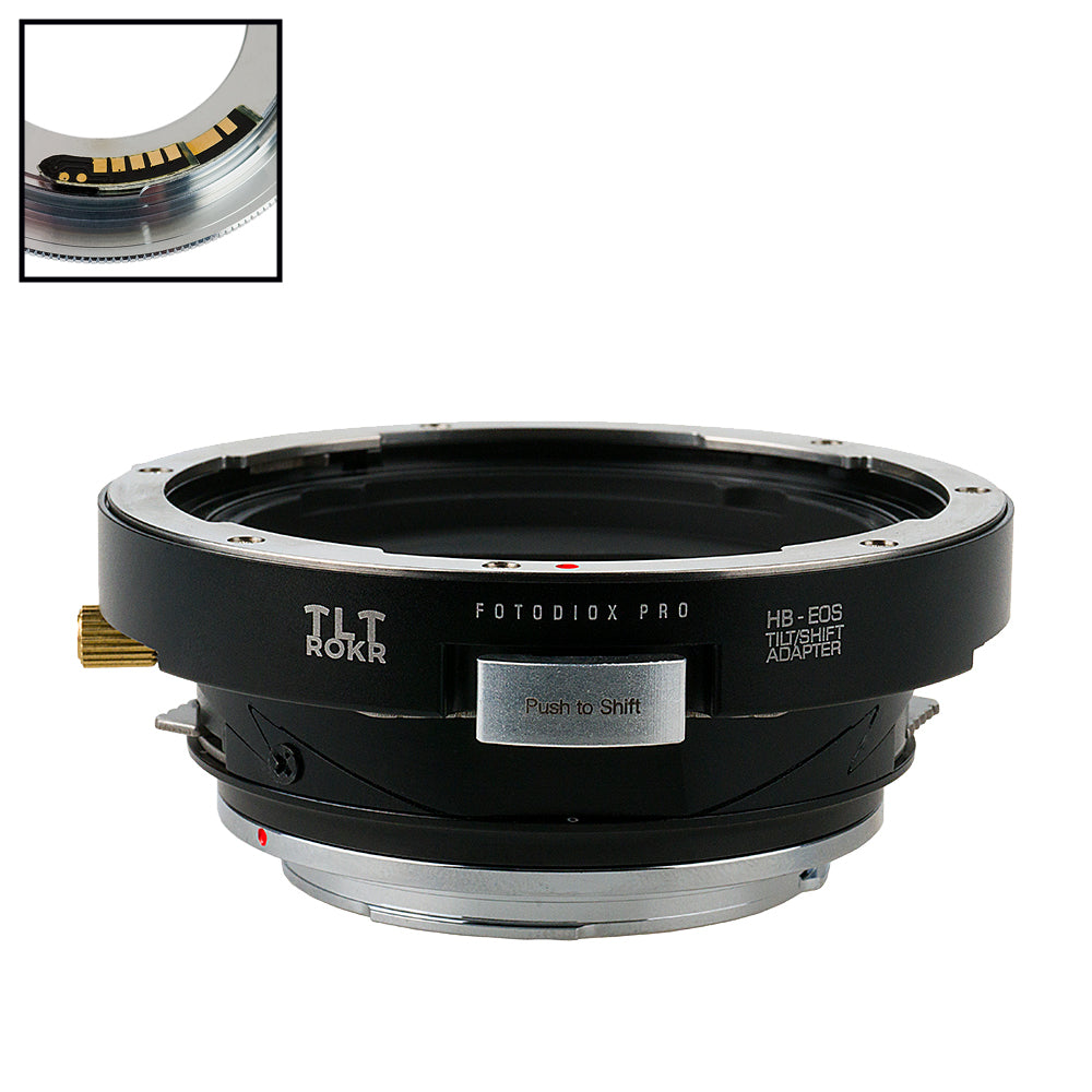 Fotodiox Pro TLT ROKR - Tilt / Shift Lens Mount Adapter Compatible with for Hasselblad V-Mount SLR Lenses to Canon EOS (EF, EF-S) Mount SLR Camera Body - with Generation v10 Focus Confirmation Chip