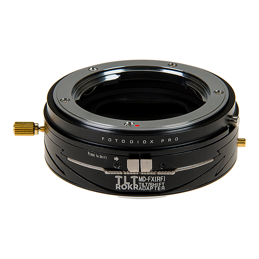 Fotodiox Pro TLT ROKR - Tilt / Shift Lens Mount Adapter for Minolta Rokkor (SR / MD / MC) SLR Lenses to Fujifilm Fuji X-Series Mirrorless Camera Body