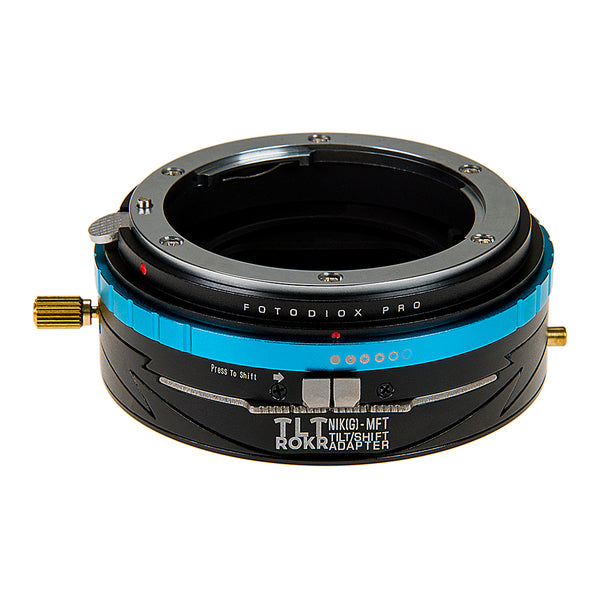 Fotodiox Pro TLT ROKR - Adattatore per obiettivo Tilt/Shift compatibile con lenti Contax/Yashica (CY) SLR a fotocamere Micro Quattro Terzi