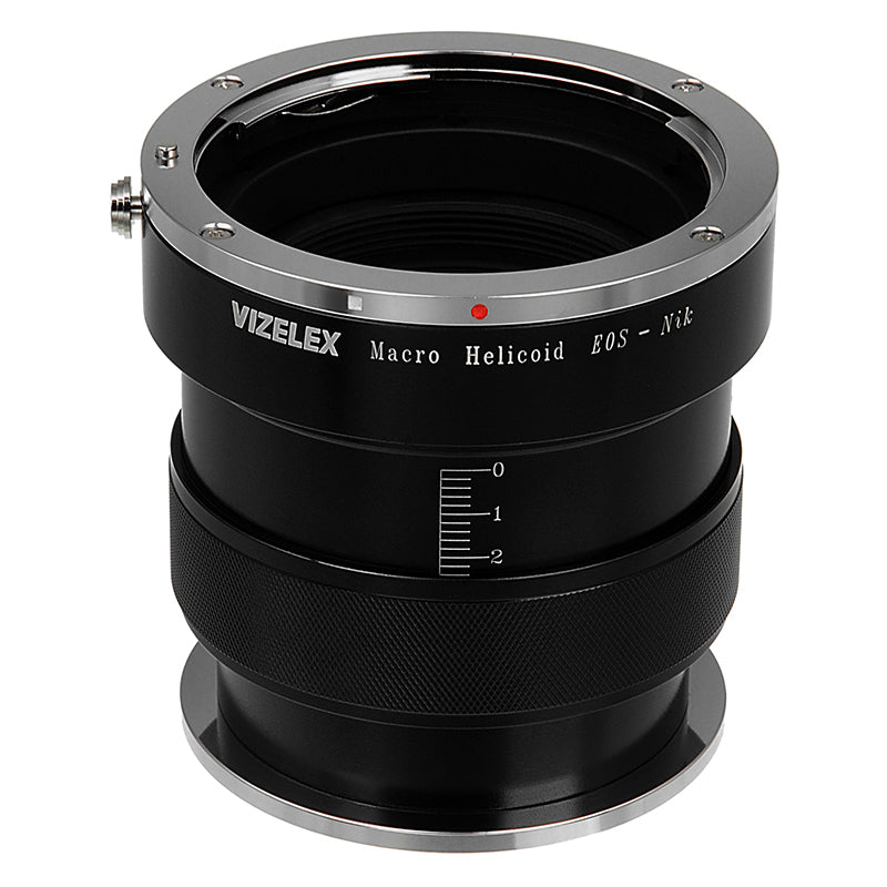 Vizelex Macro Focusing Helicoid - Canon EOS Lens to Nikon Body, Variable Magnification Helicoil