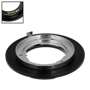 Fotodiox Pro Lens Mount Adapter Compatible with Voigtlander Vitessa Lens to Canon EOS (EF, EF-S) Mount SLR Camera Body - with Generation v10 Focus Confirmation Chip