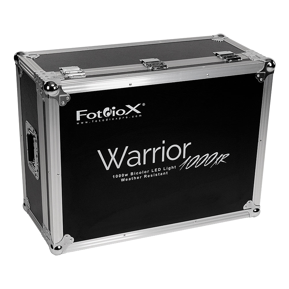 Fotodiox Pro Warrior 1000XR Weather Resistant, Bicolor LED Light Kit - High-Intensity 1000W Tungsten to Daylight Color (2700-6500k) LED Light Kit for Still and Video