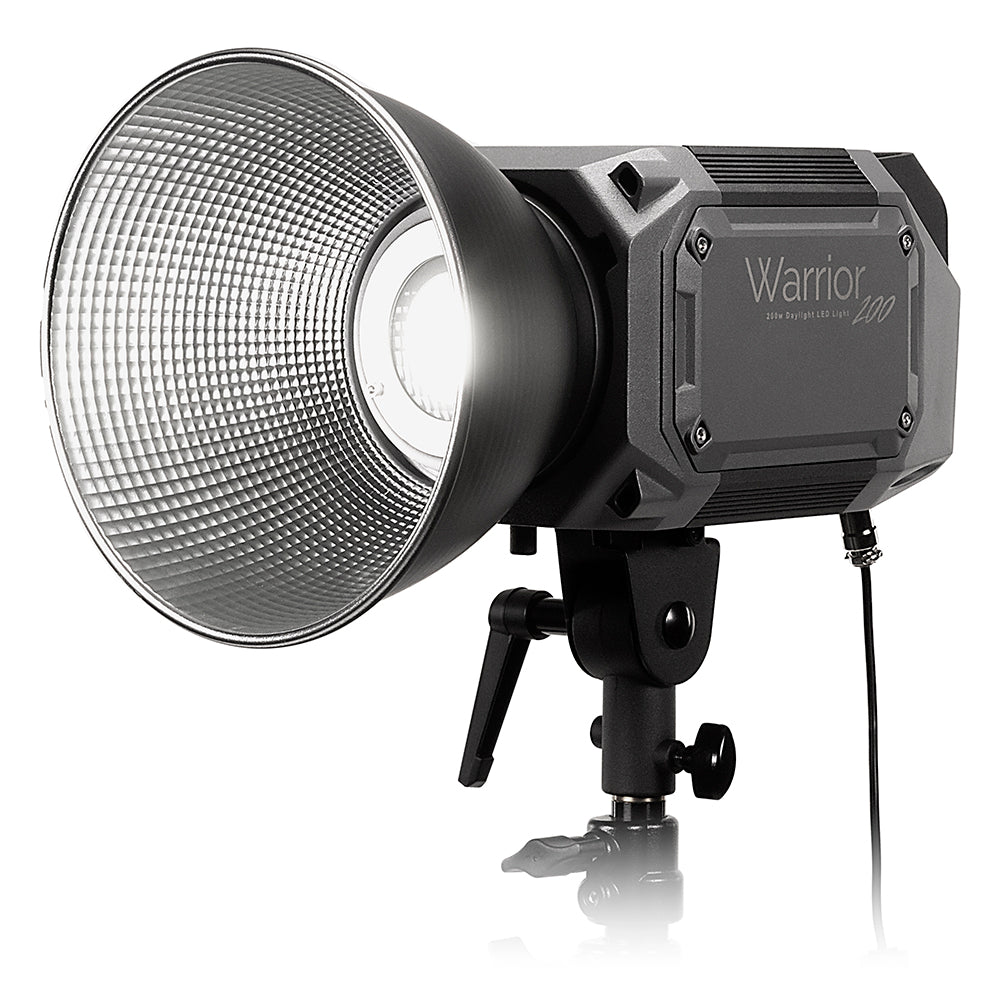 Fotodiox Pro Warrior 200D Daylight LED Light - High-Intensity 200W Daylight Color (5600k) LED Light, 5600k Light for Still and Video