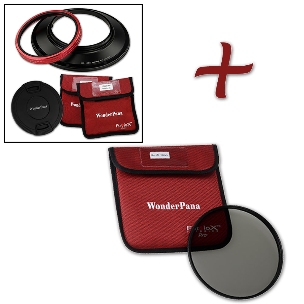 WonderPana Filter Holder for Nikon 14mm AF Nikkor f/2.8D ED Lens (Full Frame 35mm) - Ultra Wide Angle Lens Filter Adapter