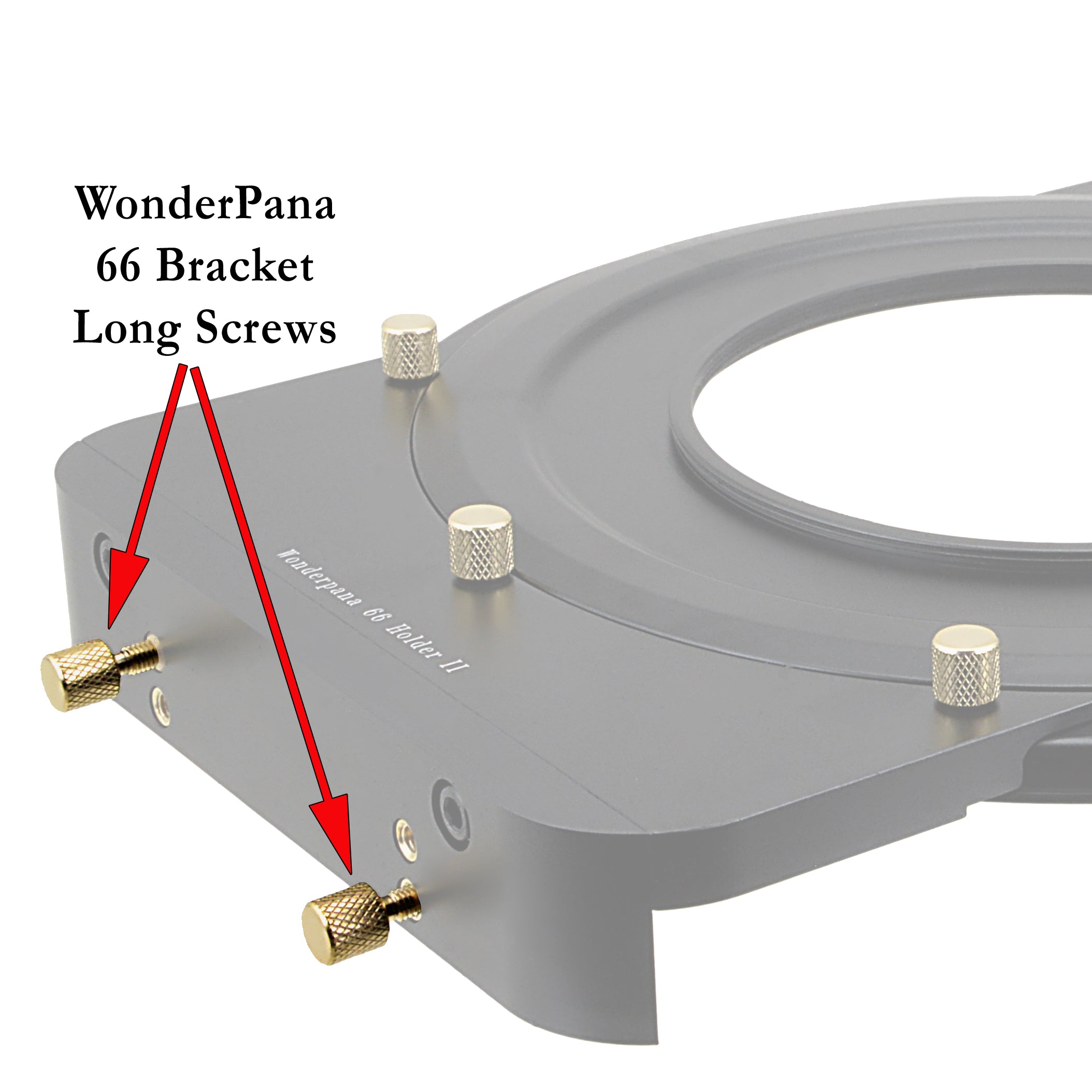 WonderPana FreeArc 66 OEM Long Screws (Set of 4), Used to Tighten the Grip on the 66 Filters While in the Holder - Replacement Part for WonderPana FreeArc Filter Holders (SKUs starting with 'WPFA-***')