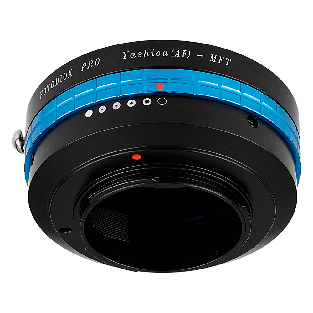 Fotodiox Pro Lens Mount Adapter Yashica 230 AF SLR Lens to Micro Four Thirds (MFT, M4/3) Mount Mirrorless Camera Body, with Built-In Aperture