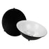 Fotodiox Pro Beauty Dish with Speedotron Speedring for Speedotron Black and Brown Line - All Metal, Soft White Interior