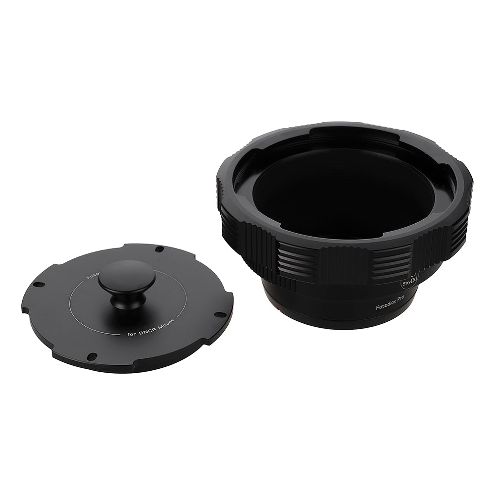 Fotodiox Pro Lens Mount Adapter for BNCR (Blimped Newsreel Camera Reflex) Cinema Lenses to Sony Alpha E-Mount Mirrorless Camera Body