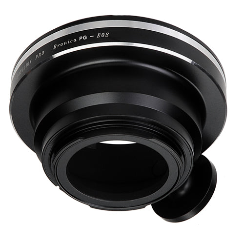 Fotodiox Pro Lens Mount Adapter Compatible with Bronica GS-1 (PG) Mount SLR Lenses to Canon EOS (EF, EF-S) Mount SLR Camera Body - with Generation v10 Focus Confirmation Chip