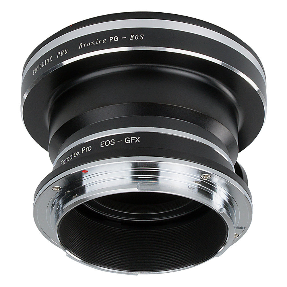 Fotodiox Pro Lens Mount Double Adapter, Bronica GS-1 (PG) Mount SLR and Canon EOS (EF / EF-S) D/SLR Lenses to Fujifilm G-Mount GFX Mirrorless Digital Camera Systems (such as GFX 50S and more)