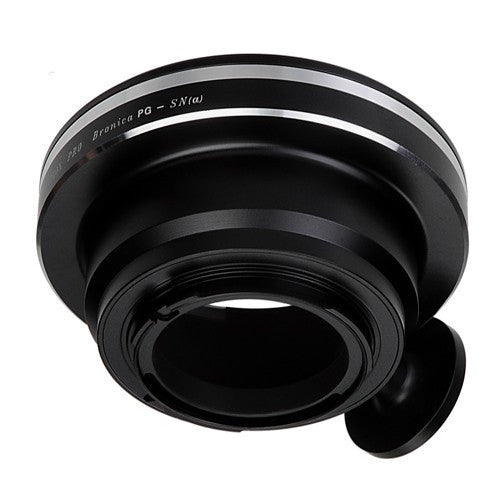 Fotodiox Pro Lens Mount Adapter - Bronica GS-1 (PG) Mount SLR Lenses to Sony Alpha A-Mount (and Minolta AF) Mount SLR Camera Body