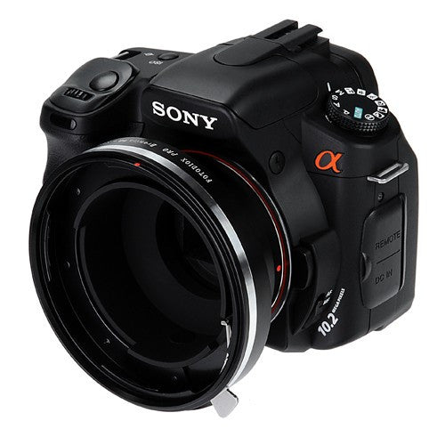 Fotodiox Pro Lens Mount Adapter - Bronica GS-1 (PG) Mount SLR Lenses to Sony Alpha A-Mount (and Minolta AF) Mount SLR Camera Body