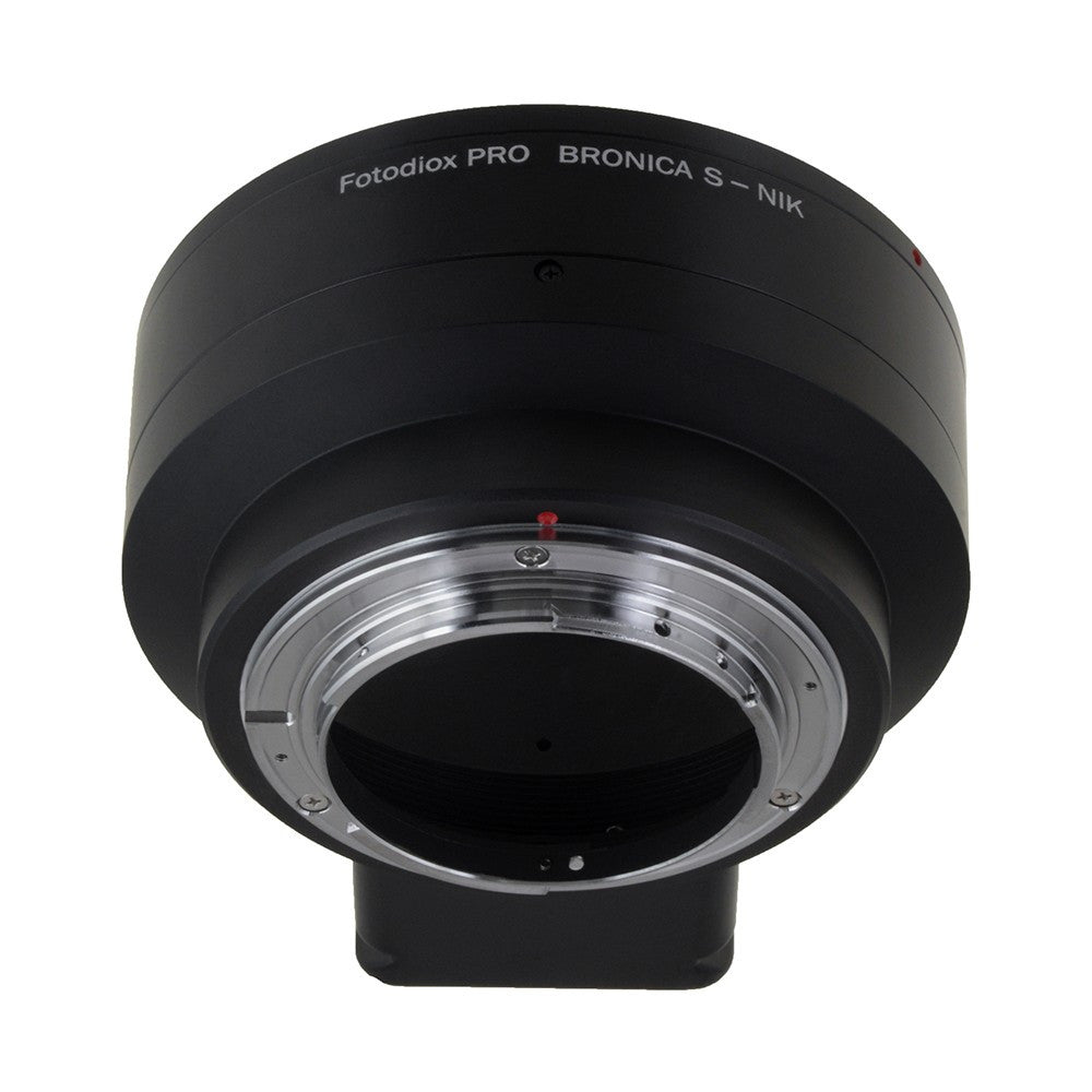 Fotodiox Pro Lens Mount Adapter - Bronica S SLR Lens to Nikon F Mount SLR Camera Body