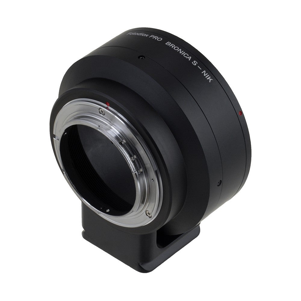 Fotodiox Pro Lens Mount Adapter - Bronica S SLR Lens to Nikon F Mount SLR Camera Body