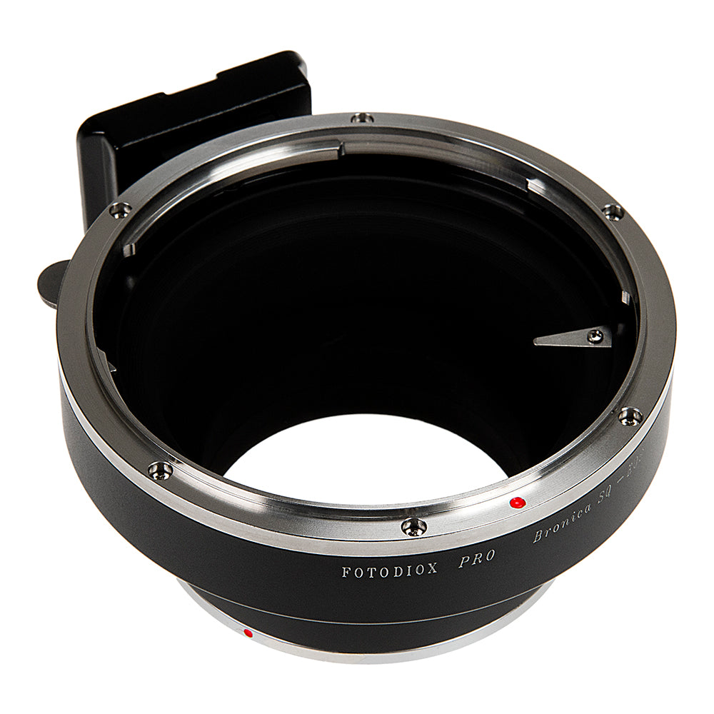 Fotodiox Pro Lens Mount Adapter Compatible with Bronica SQ Mount Lens to Canon EOS (EF, EF-S) Mount SLR Camera Body - with Generation v10 Focus Confirmation Chip