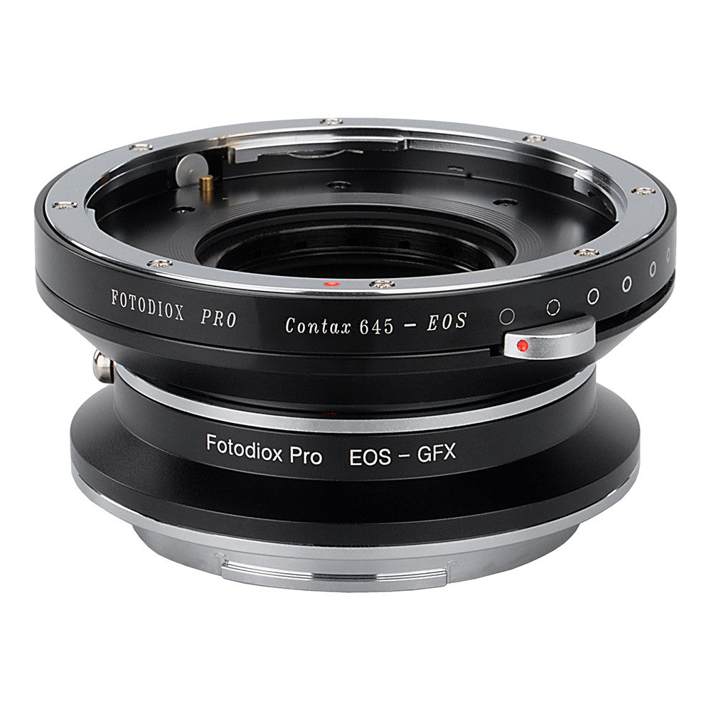 Fotodiox Pro Lens Mount Double Adapter, Contax 645 (C645) Mount and Canon EOS (EF / EF-S) D/SLR Lenses to Fujifilm G-Mount GFX Mirrorless Digital Camera Systems (such as GFX 50S and more)