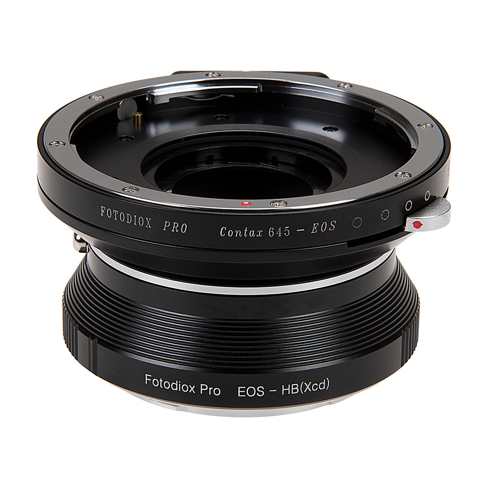 Fotodiox Pro Lens Mount Double Adapter, Contax 645 (C645) Mount and Canon EOS (EF / EF-S) D/SLR Lenses to Hasselblad XCD Mount Mirrorless Digital Camera Systems (such as X1D-50c and more)