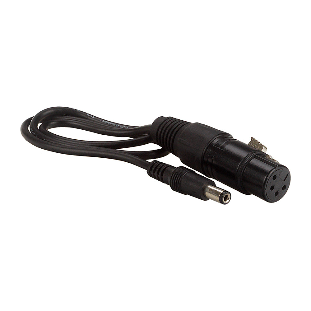 Fotodiox Power Adapter C1 Cable - 4-Pin XLR Female to 2.1mm Barrel DC (17 inches)