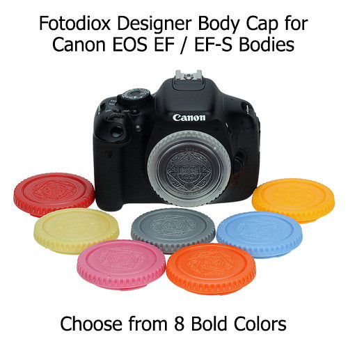 Fotodiox Designer Body Cap for All Canon EOS EF & EF-s Cameras
