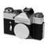 Fotodiox M42 Metal Camera Body Cap - Silver Protective Rear Cap for 42mm x1 Thread Screw Mount Camera Bodies