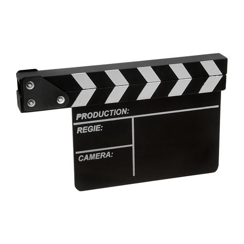 Fotodiox Movie Clapboard (Clapper), Production Slate, Directors Slate Board - 8"x10.5" Size