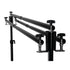Fotodiox Triple Background Support Kit with 3x Crossbars, 2x Lightstands & Triple Bar Holder Brackets for Studio Backdrop Systems