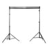 Fotodiox Triple Background Support Kit with 3x Crossbars, 2x Lightstands & Triple Bar Holder Brackets for Studio Backdrop Systems