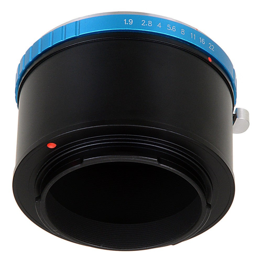 Fotodiox Pro Lens Mount Adapter - Deckel-Bayonett (Deckel Bayonet, DKL) Mount SLR Lens to Sony Alpha E-Mount Mirrorless Camera Body with Selectable Clicked / Declicked Aperture Control