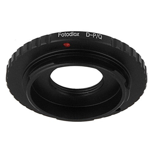 Fotodiox Lens Adapter - Compatible with D-Mount CCTV / Cine Lenses to Pentax Q (PQ) Mount Mirrorless Cameras