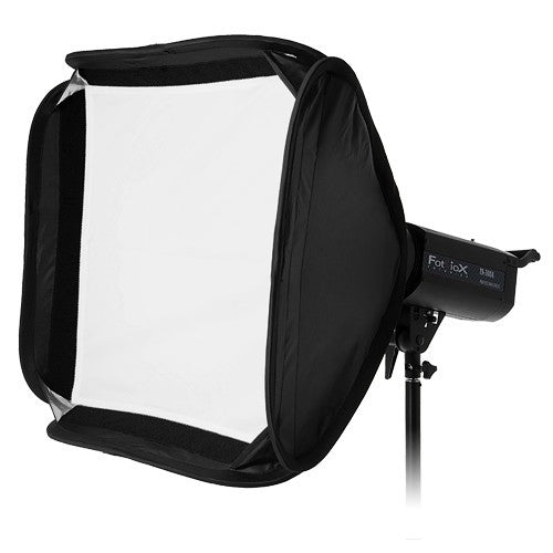Fotodiox Pro Foldable Softbox PLUS Grid (Eggcrate) with Multiblitz P Speedring for Multiblitz P, Compact, and Compatible Strobes