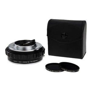 Fotodiox DLX Stretch Lens Mount Adapter - Canon EOS (EF / EF-S) D/SLR Lens to Fujifilm Fuji X-Series Mirrorless Camera Body with Macro Focusing Helicoid and Magnetic Drop-In Filters