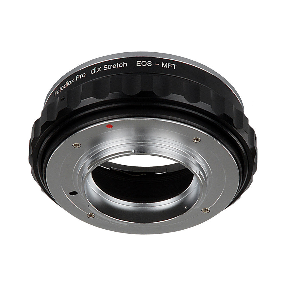 Fotodiox DLX Stretch Lens Mount Adapter - Canon EOS (EF / EF-S) D/SLR Lens  to Micro Four Thirds (MFT, M4/3) Mount Mirrorless Camera Body with Macro 
