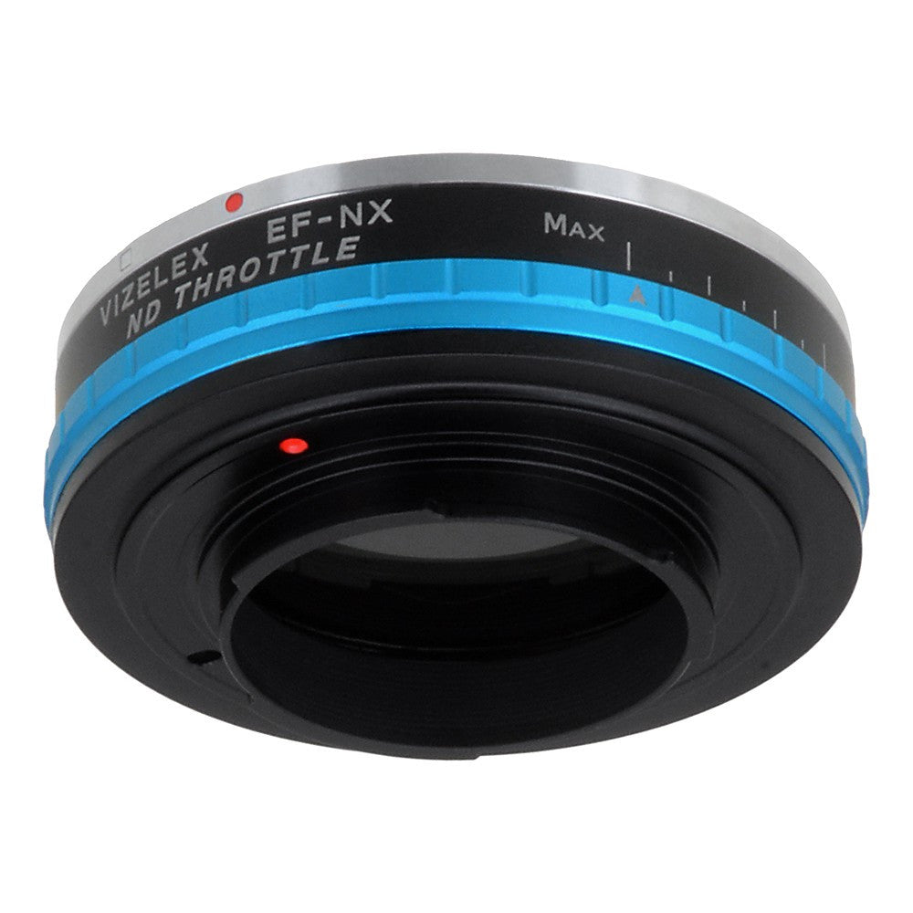 Vizelex ND Throttle Lens Adapter - Compatible with Canon EOS (EF / EF-S) D/SLR Lenses to Samsung NX Mount Mirrorless Cameras with Built-In Variable ND Filter (2 to 8 Stops)