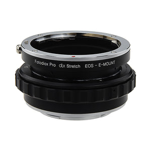 Fotodiox DLX Stretch Lens Mount Adapter - Canon EOS (EF / EF-S) D/SLR Lens to Sony Alpha E-Mount Mirrorless Camera Body with Macro Focusing Helicoid and Magnetic Drop-In Filters