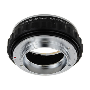 Fotodiox DLX Stretch Lens Mount Adapter - Canon EOS (EF / EF-S) D/SLR Lens to Sony Alpha E-Mount Mirrorless Camera Body with Macro Focusing Helicoid and Magnetic Drop-In Filters