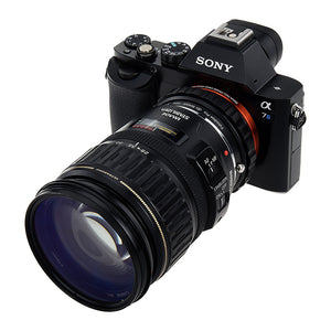 Fotodiox DLX Stretch Lens Mount Adapter - Canon EOS (EF / EF-S) D/SLR Lens to Sony Alpha E-Mount Mirrorless Camera Body with Macro Focusing Helicoid and Magnetic Drop-In Filters