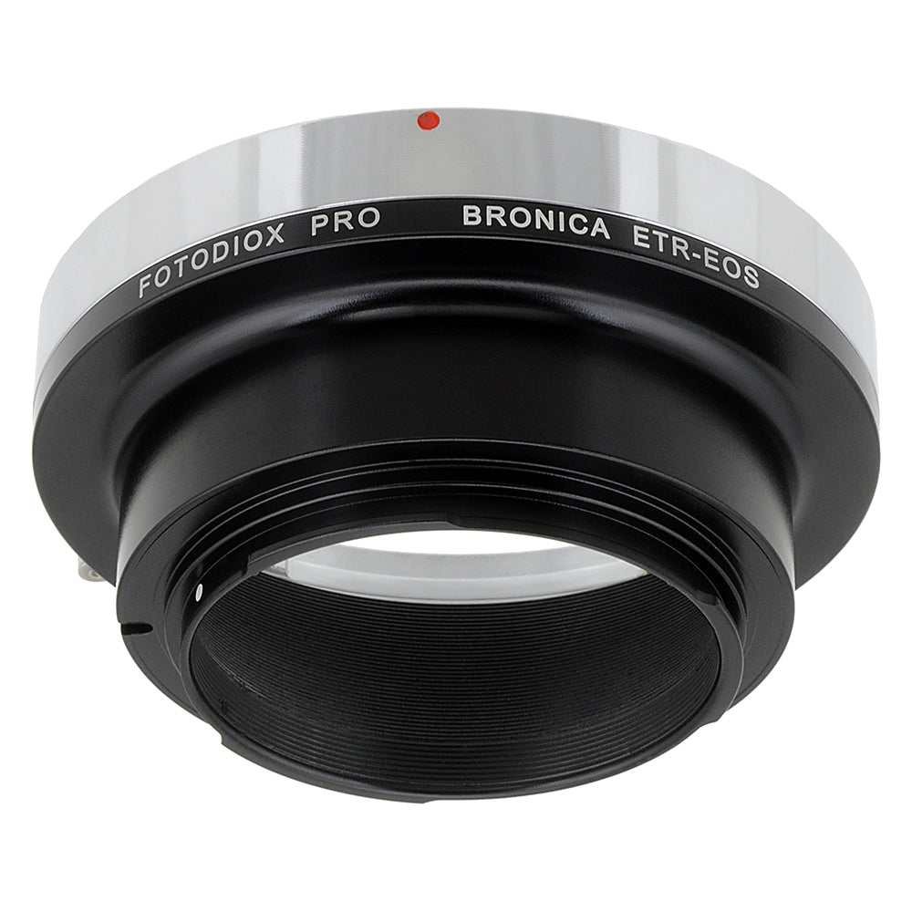 Fotodiox Pro Lens Mount Adapter Compatible with Bronica ETR Mount SLR Lenses to Canon EOS (EF, EF-S) Mount SLR Camera Body - with Generation v10 Focus Confirmation Chip