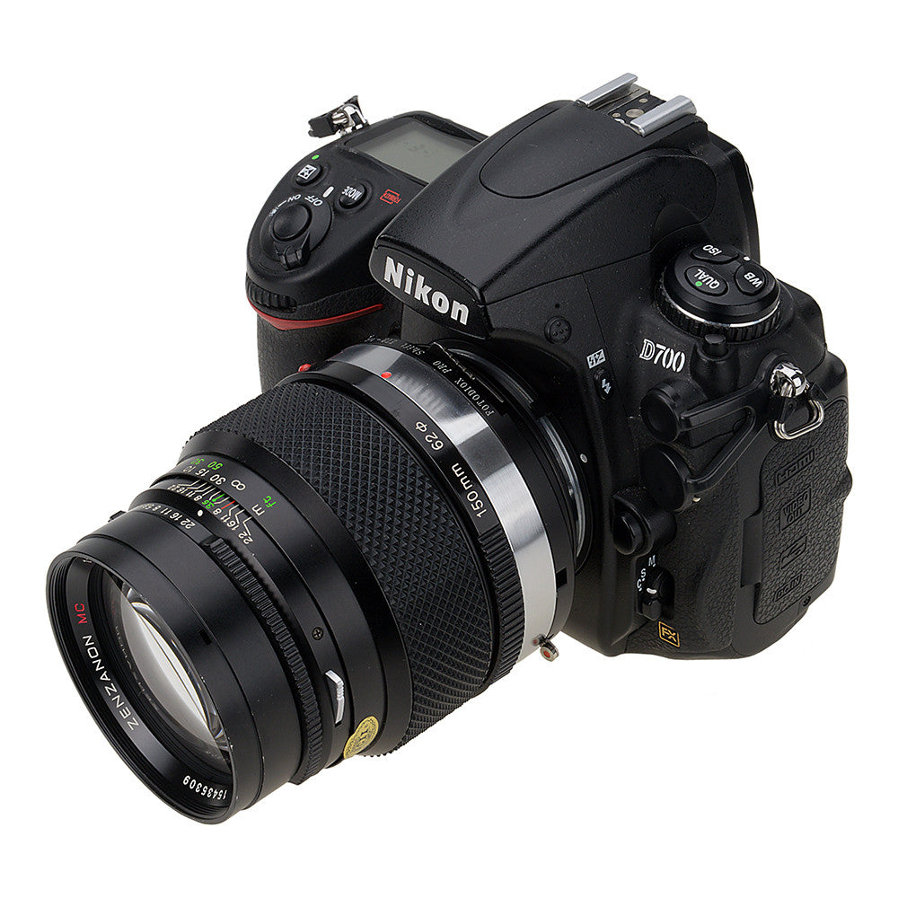 Fotodiox Pro Lens Mount Shift Adapter - Bronica ETR Mount Lens to Nikon F Mount SLR Camera Body