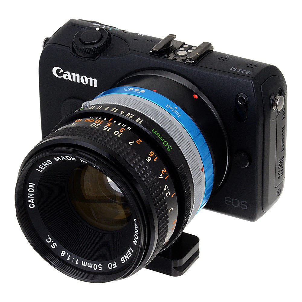 Fotodiox Pro Lens Mount Adapter - Canon FD & FL 35mm SLR lens to Canon EOS M (EF-M Mount) Mirrorless Camera Body